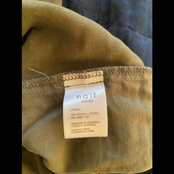 Naif Button Down Midi Skirt - Size Small - Picture 5 of 6